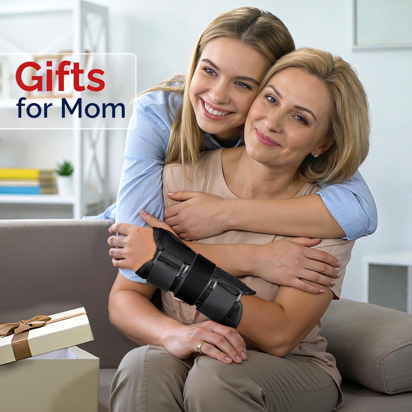 Wrist Brace Hand Brace, Carpal Tunnel Wrist Splint Night Support for Women Men, Pain Relief Support -Tendonitis, Arthritis, Sprain, Right Hand, Small/Medium