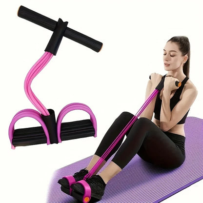 Fitness Pedal Rope, Multifunctional Stretching and Training Equipment, Used for Abdominal, Waist, Arm, and Leg Muscle Workouts, with Home Exercise Equipment for All Users