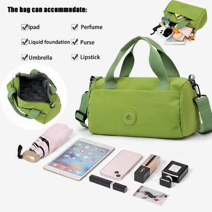 Fitness bag, simple and versatile handbag, lightweight storage bag, large capacity shoulder bag, multifunctional travel bag.zwq