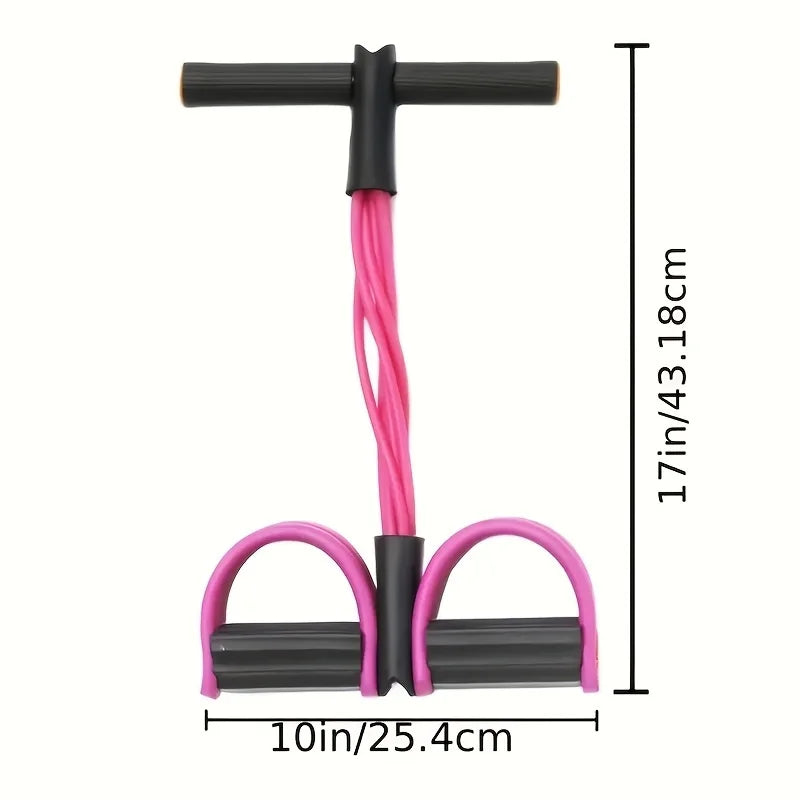 Fitness Pedal Rope, Multifunctional Stretching and Training Equipment, Used for Abdominal, Waist, Arm, and Leg Muscle Workouts, with Home Exercise Equipment for All Users