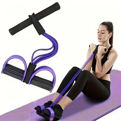 Fitness Pedal Rope, Multifunctional Stretching and Training Equipment, Used for Abdominal, Waist, Arm, and Leg Muscle Workouts, with Home Exercise Equipment for All Users